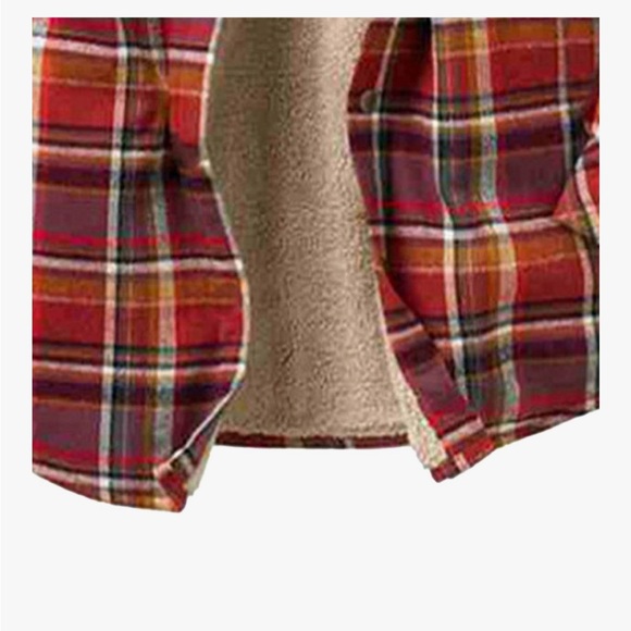 Legendary Whitetails Red Plaid Hooded Snap Down Shirt Jacket - Picture 15 of 17